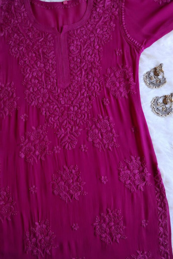 HOOR VISCOSE GEORGETTE KURTA