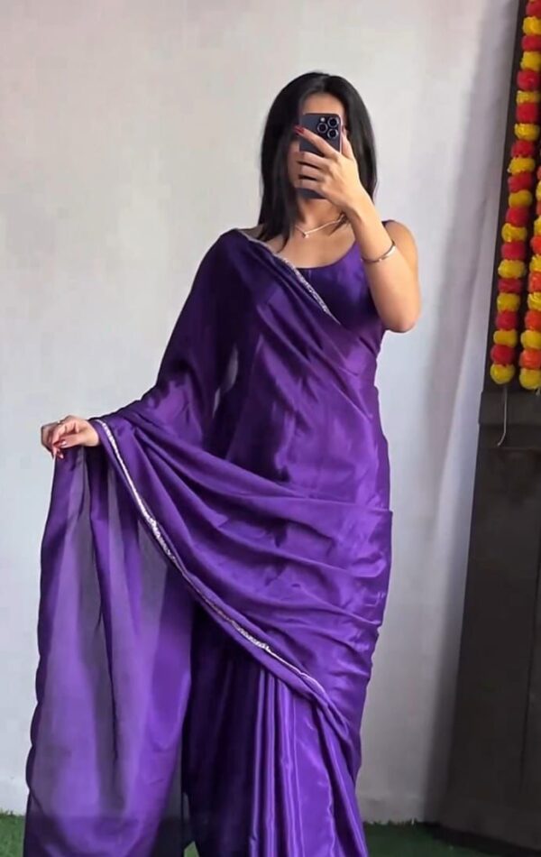 Embellished cutwork saree