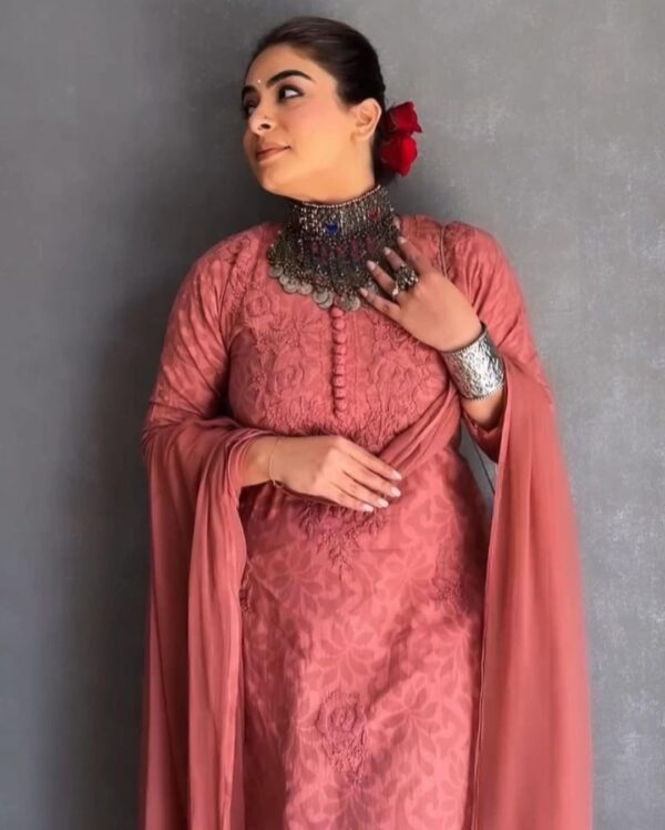 Brasso chikankari coord set