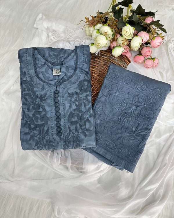 Brasso chikankari coord set