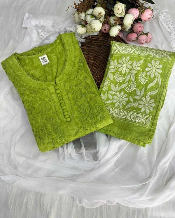 Brasso chikankari coord set