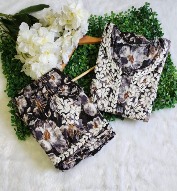Mul cotton gharara set