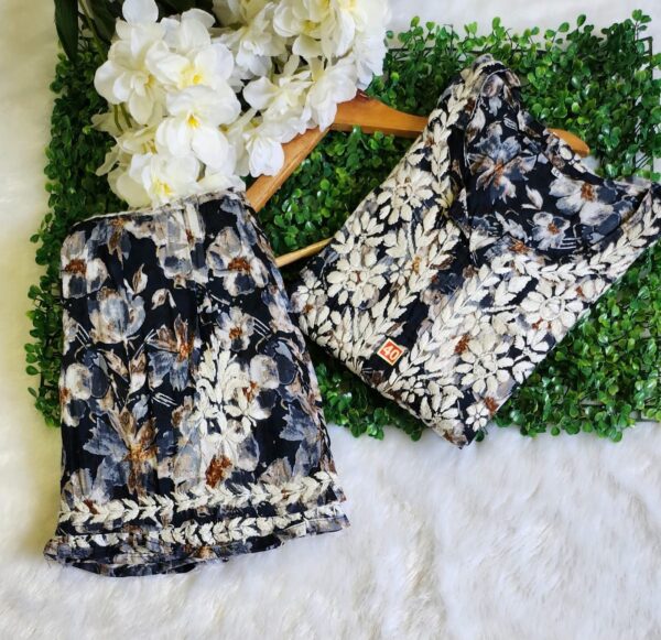 Mul cotton gharara set