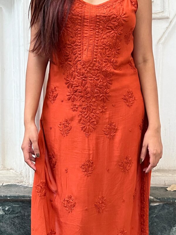 Modal butter noodle Kurti