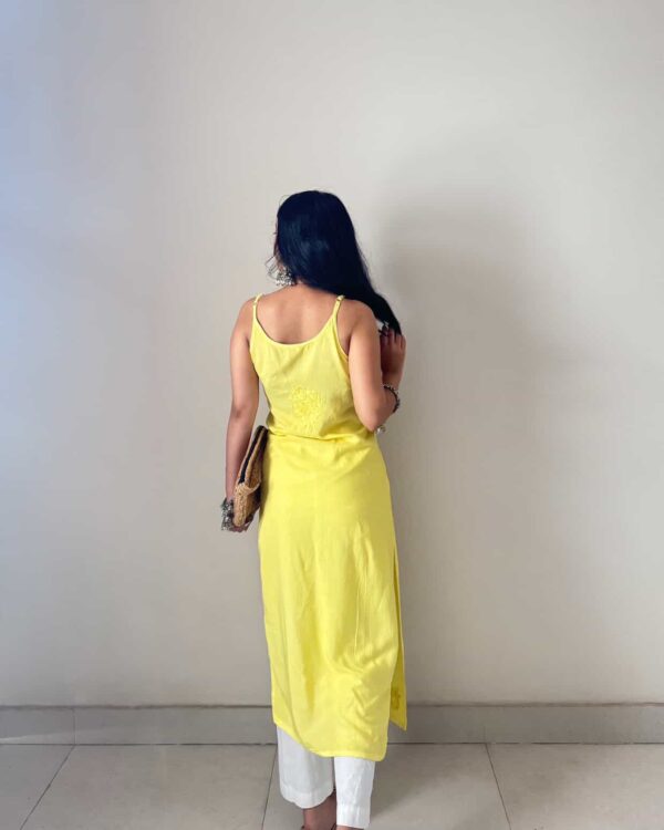 Modal butter noodle Kurti