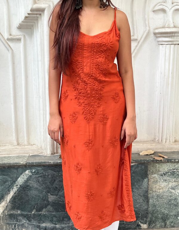 Modal butter noodle Kurti