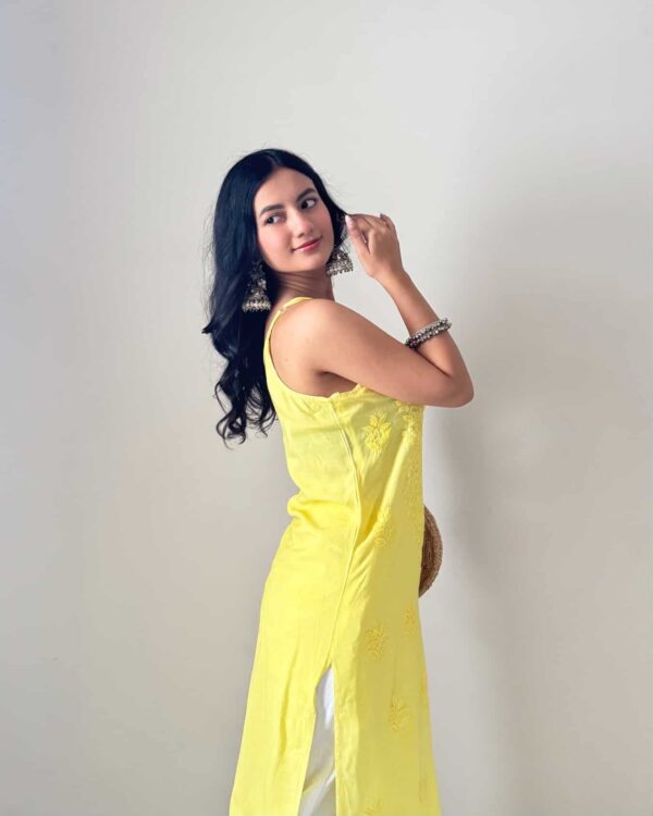 Modal butter noodle Kurti